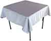 square tablecloths  silver    54 