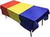 rectangle tablecloths flag of Romania 59 x 83