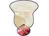 glass goblet vase 10 x 7