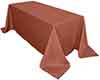rectangle tablecloths terracotta rust 90 x 132