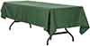 rectangle tablecloths forest green 60 x 120