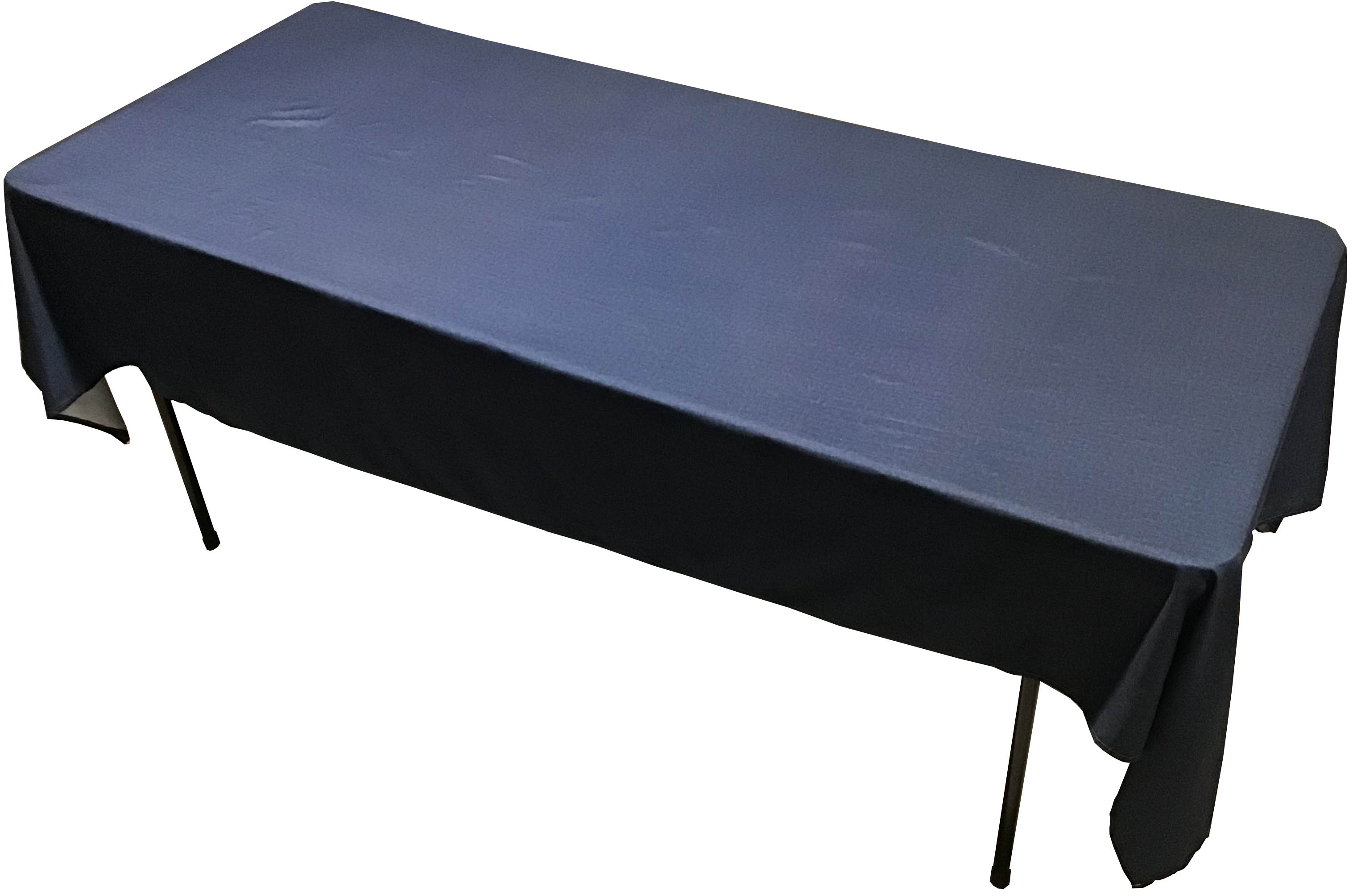 rectangle tablecloths (premium dark blue faux denim) - 60 x 102