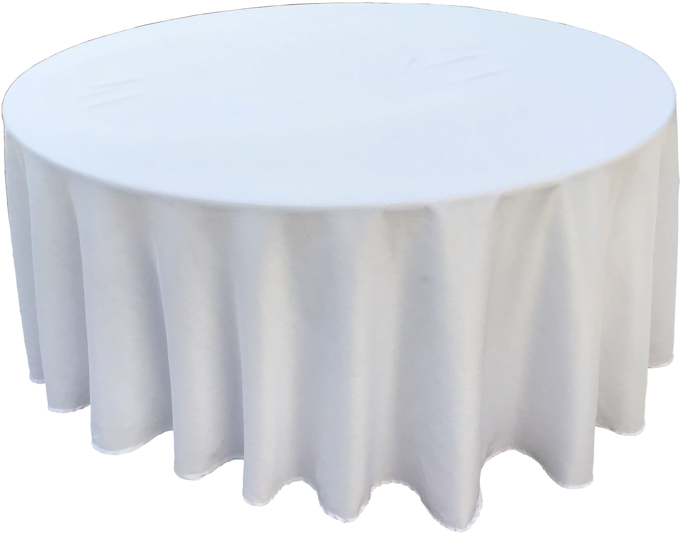 round tablecloths (white) - 108