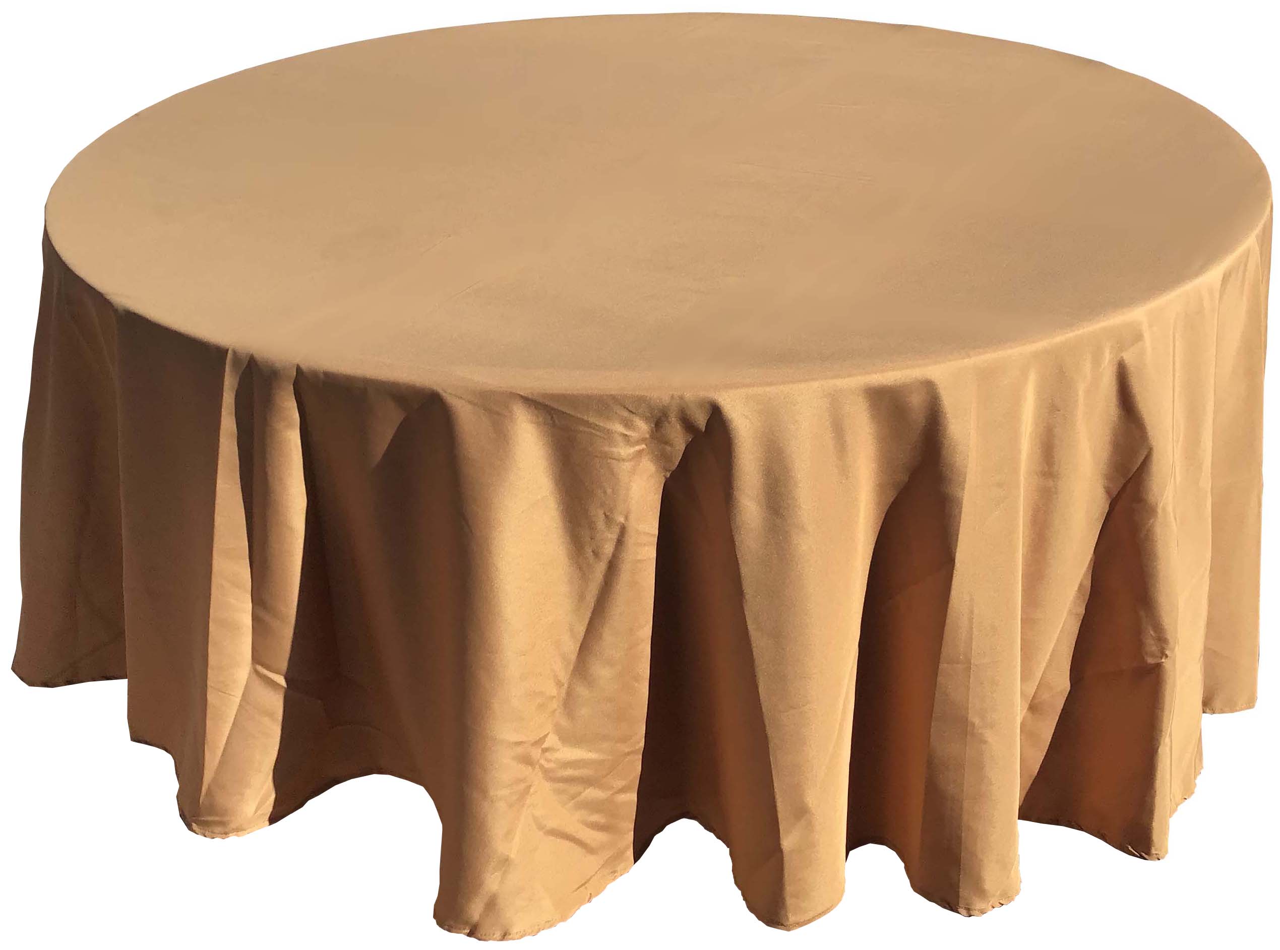 round tablecloths (gold) - 108