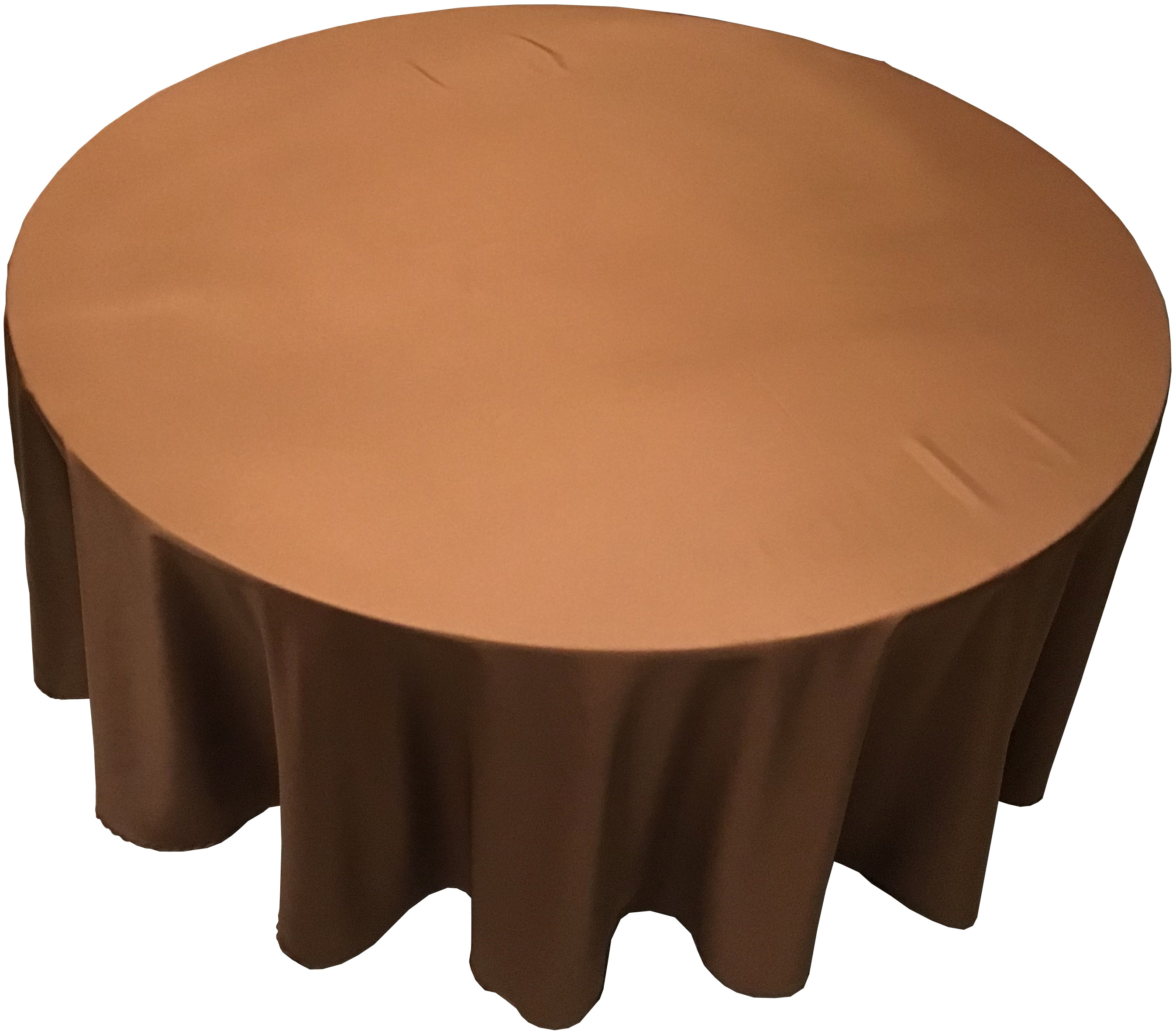 round tablecloths (cinnamon brown) - 108