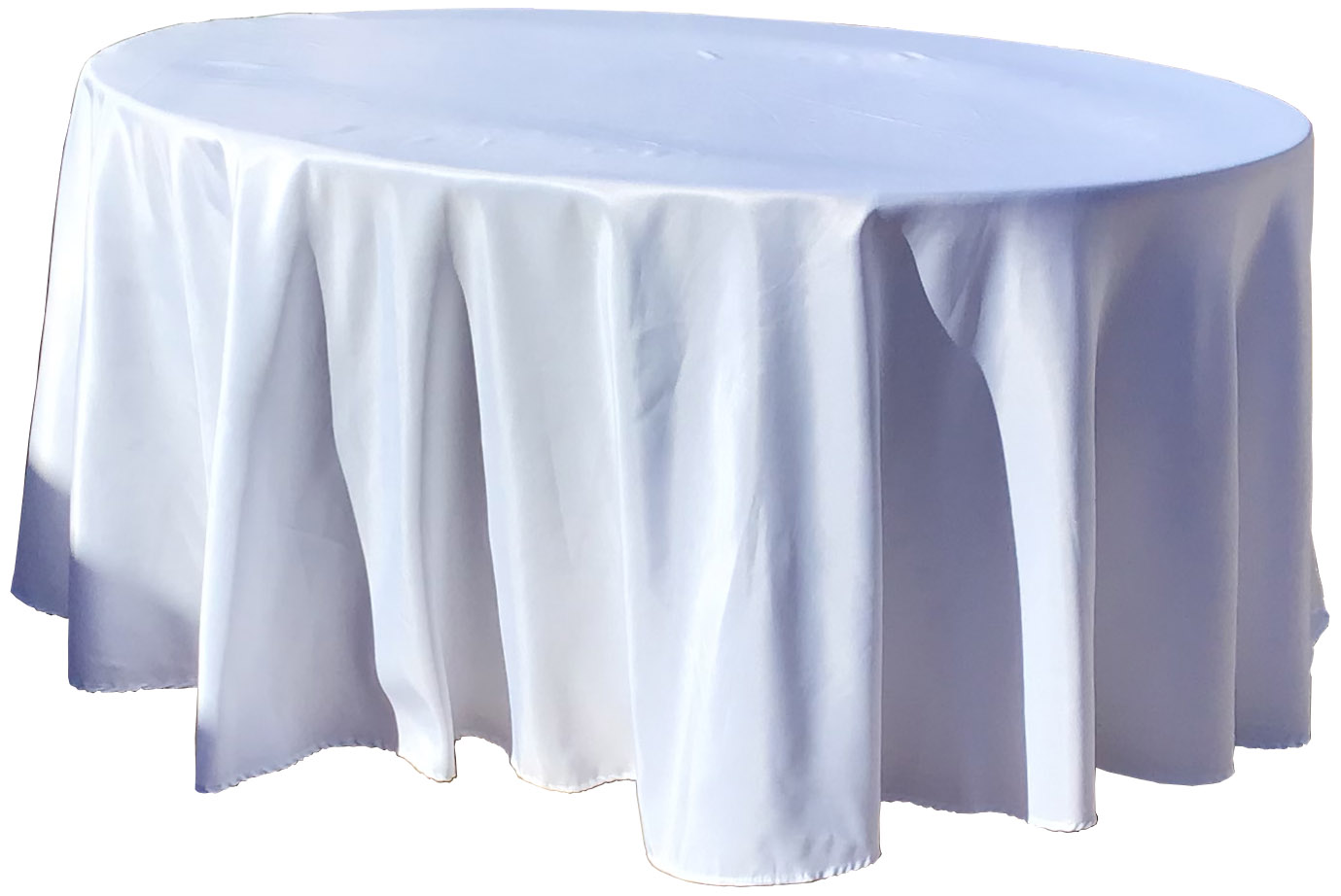 round tablecloths (white) - 120