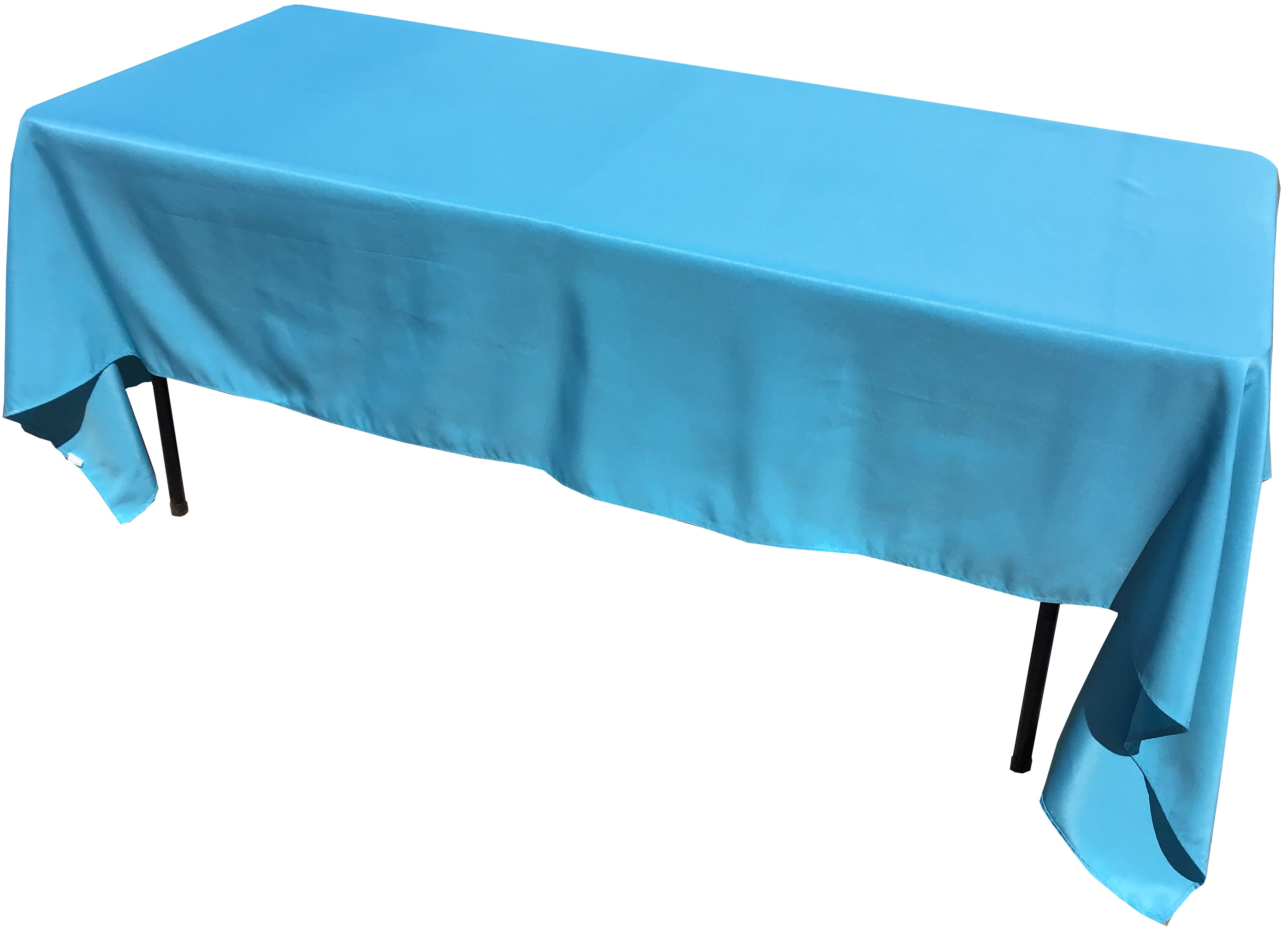 rectangle tablecloths (aqua blue) - 60 x 120