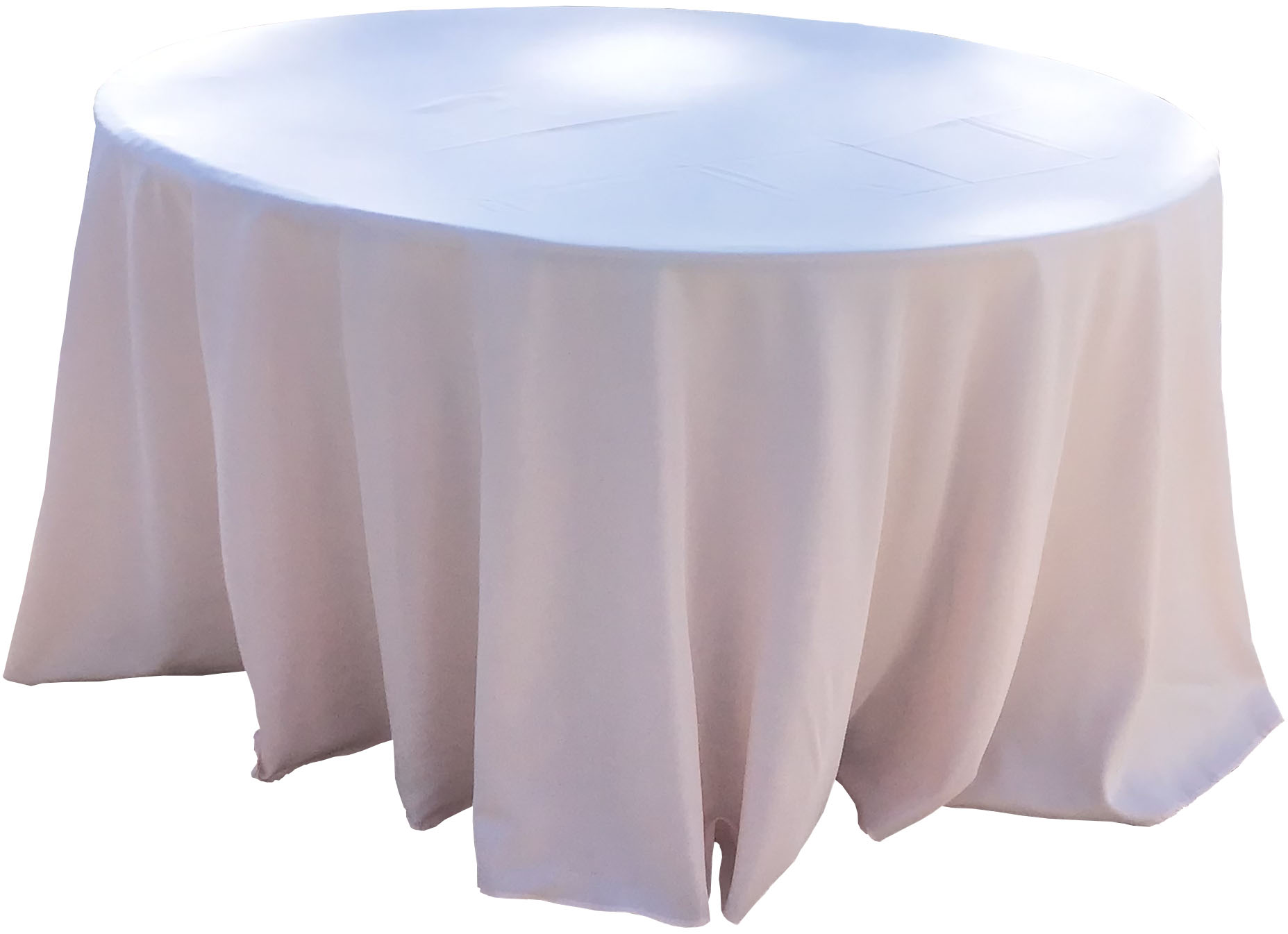 round tablecloths (blush) - 120