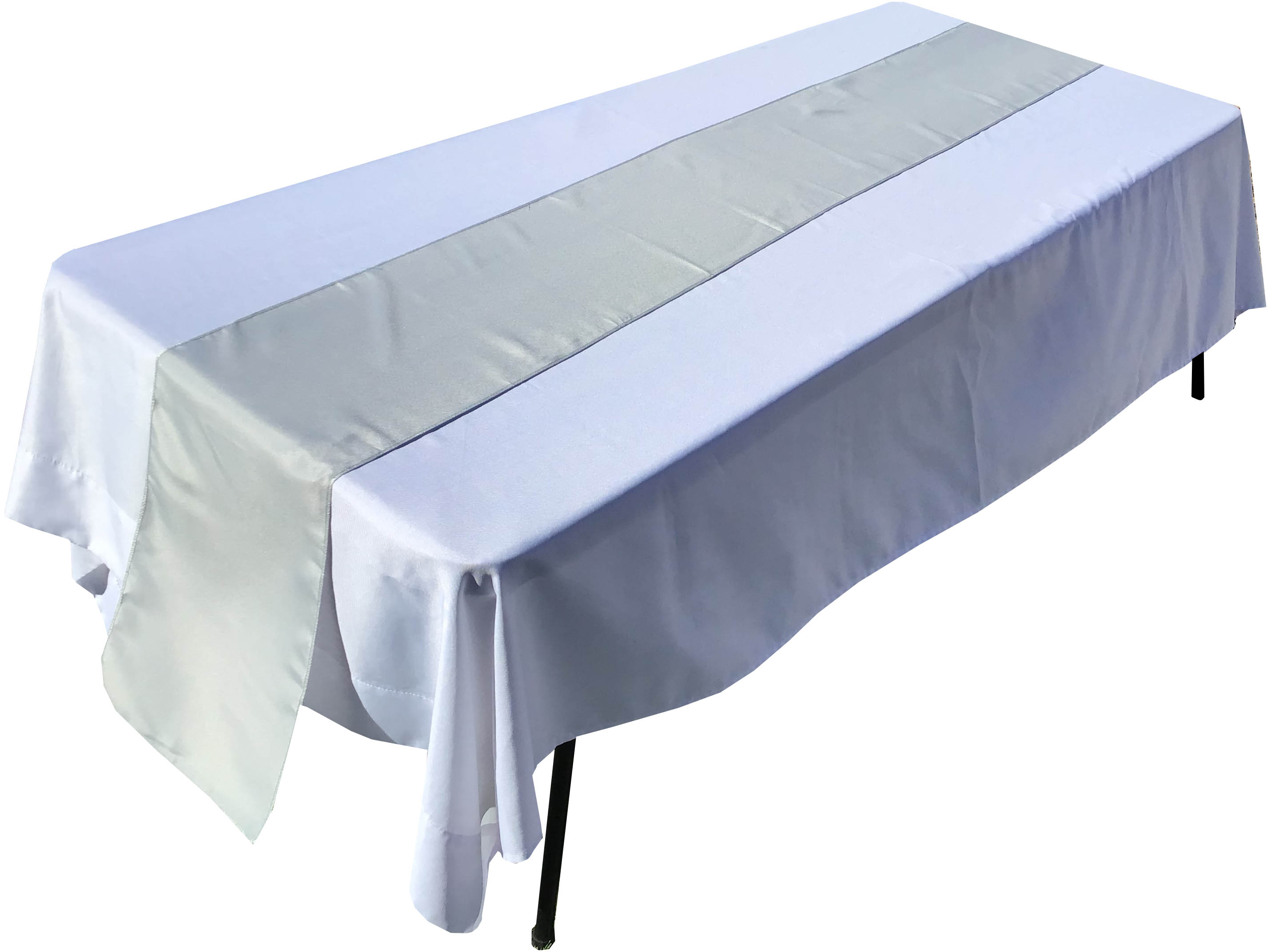 table runners (silver) - 12 x 108