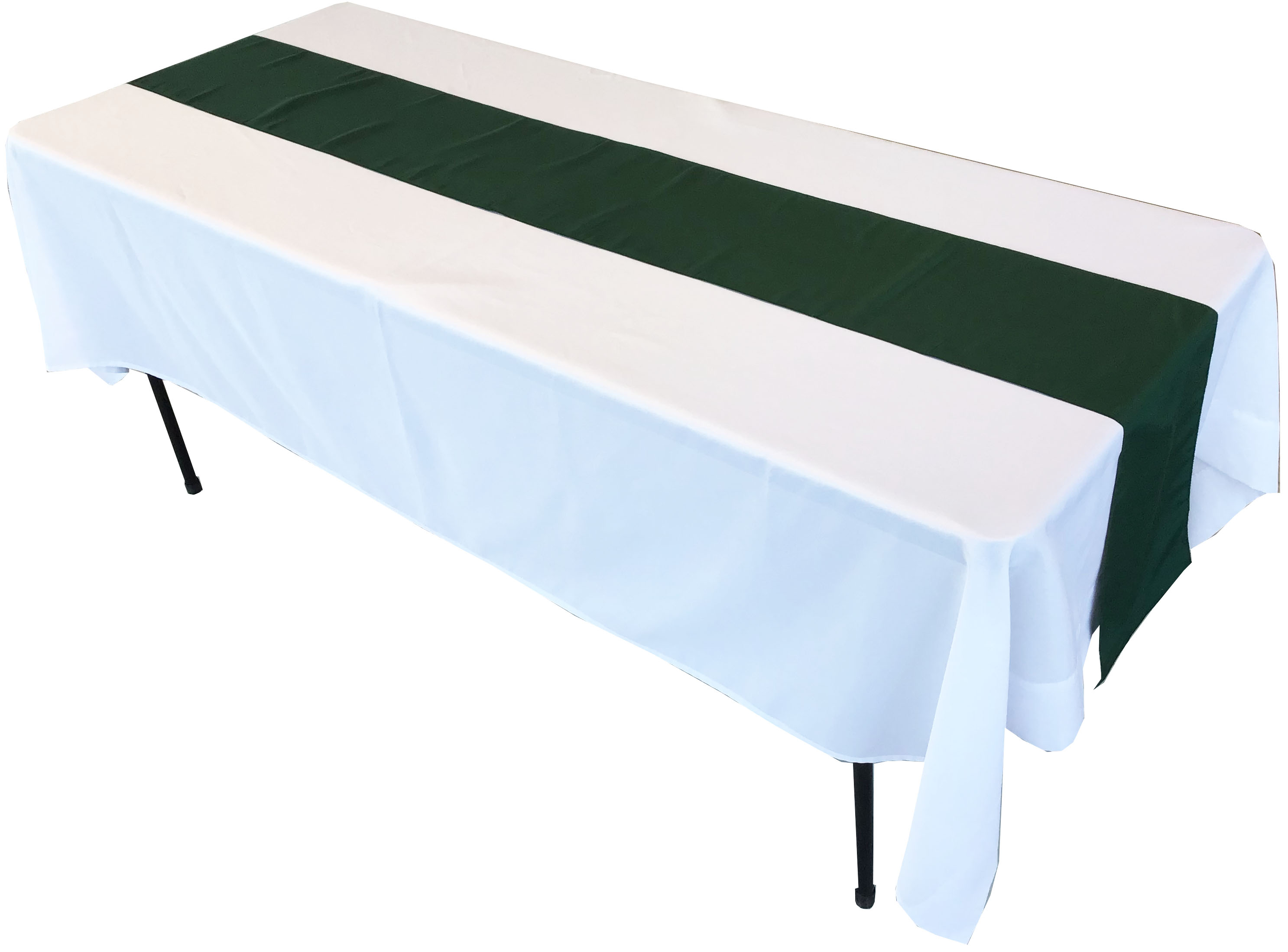 table runners (hunter emerald green) - 12 x 108