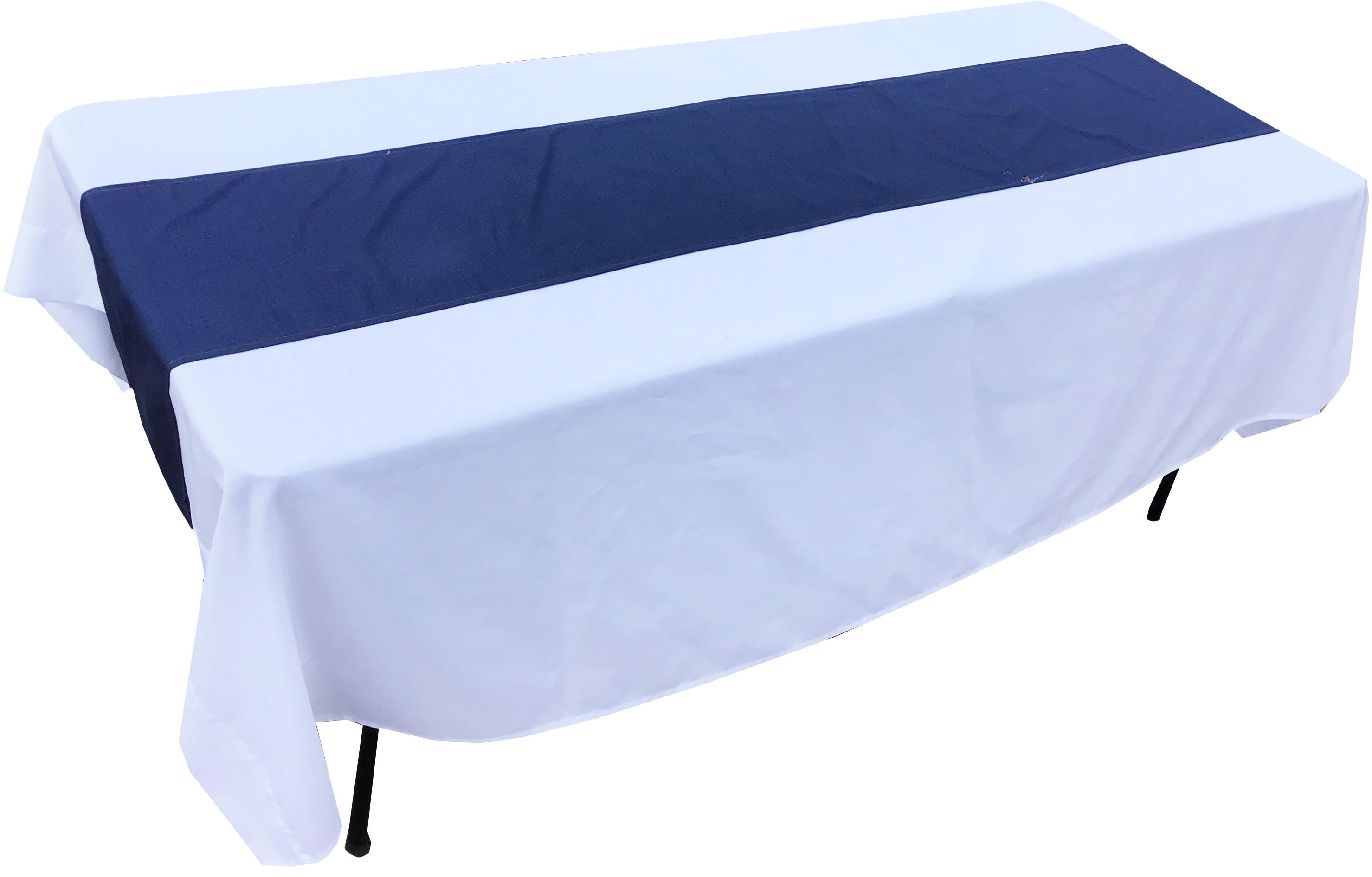 table runners (dark blue faux denim) - 14 x 108