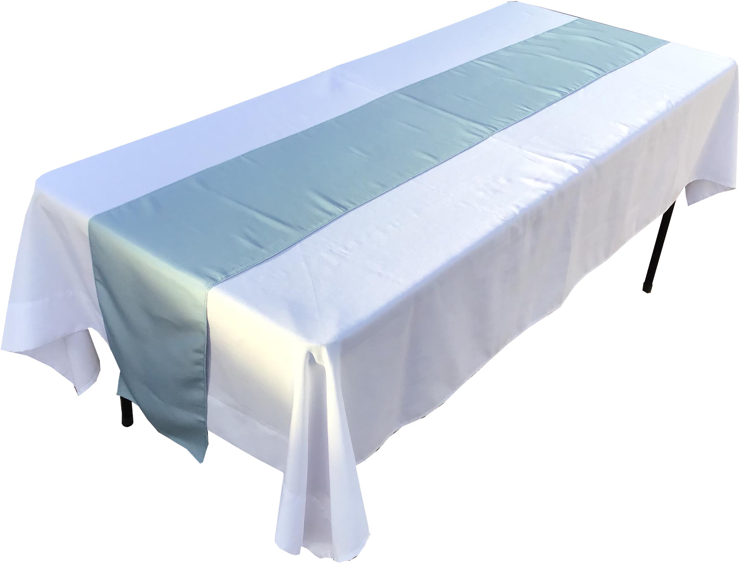 table runners (dusty blue) - 12 x 108