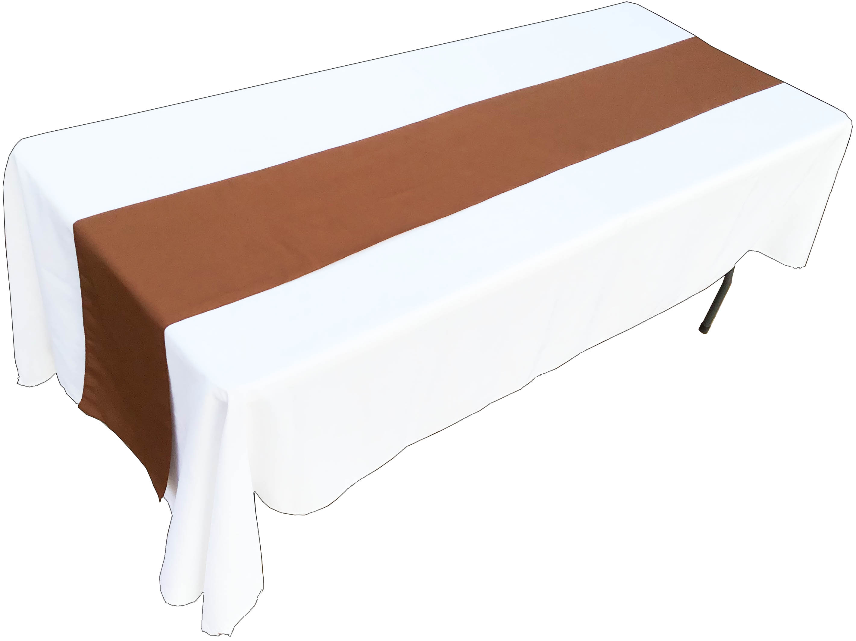 table runners (cinnamon brown) - 12 x 108
