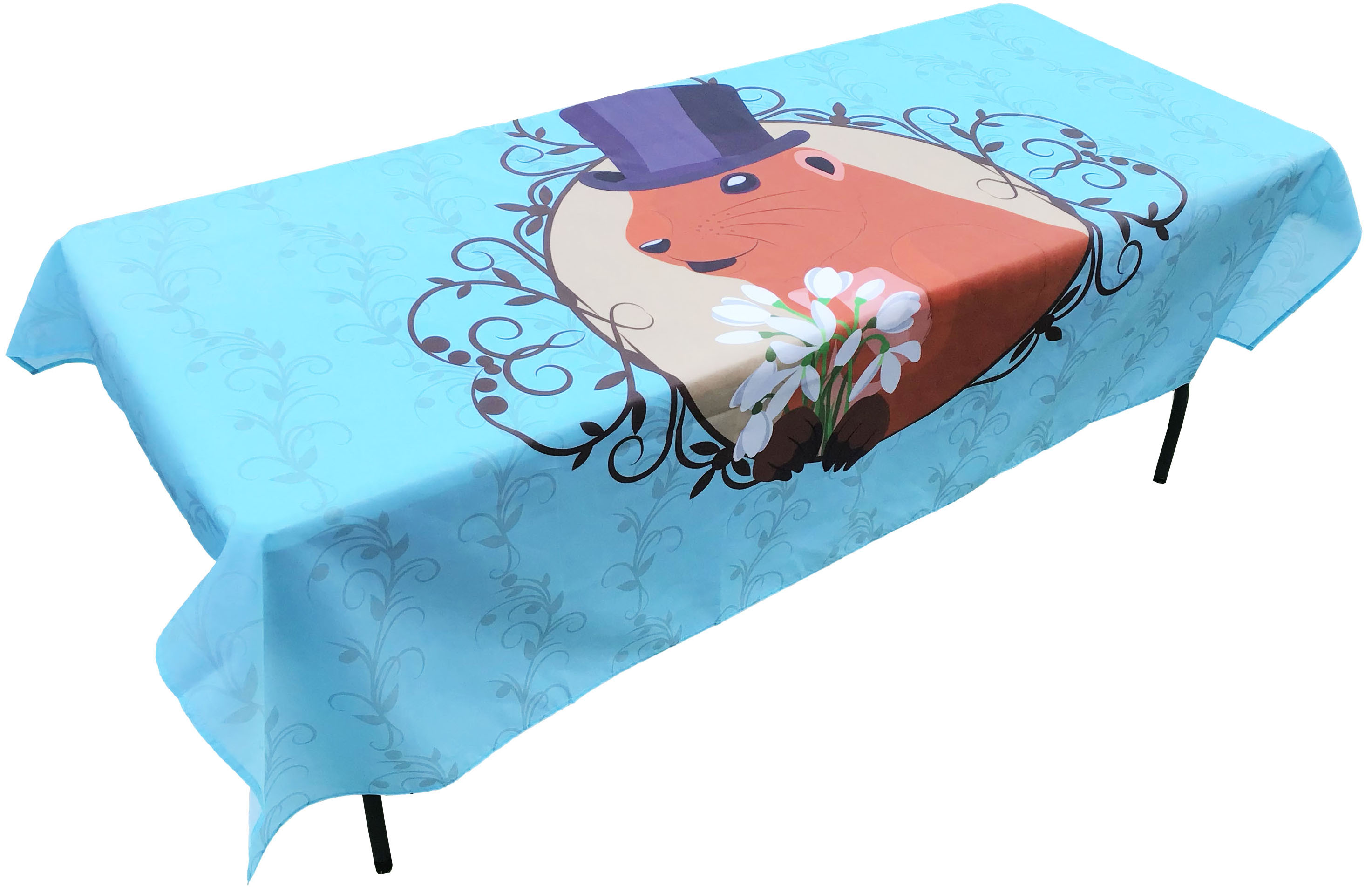 rectangle tablecloths (Groundhog Day) - 60 x 84