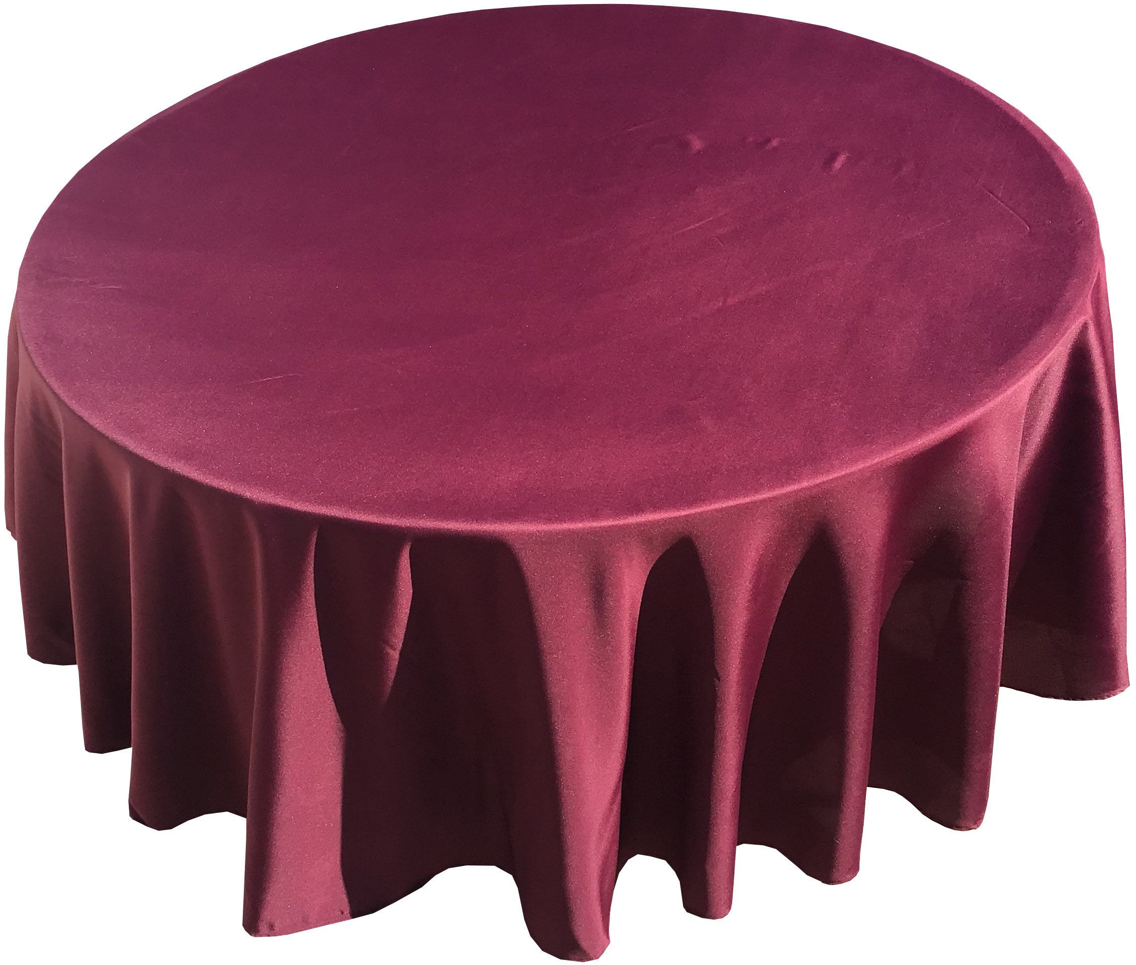 round tablecloths (burgundy) - 108