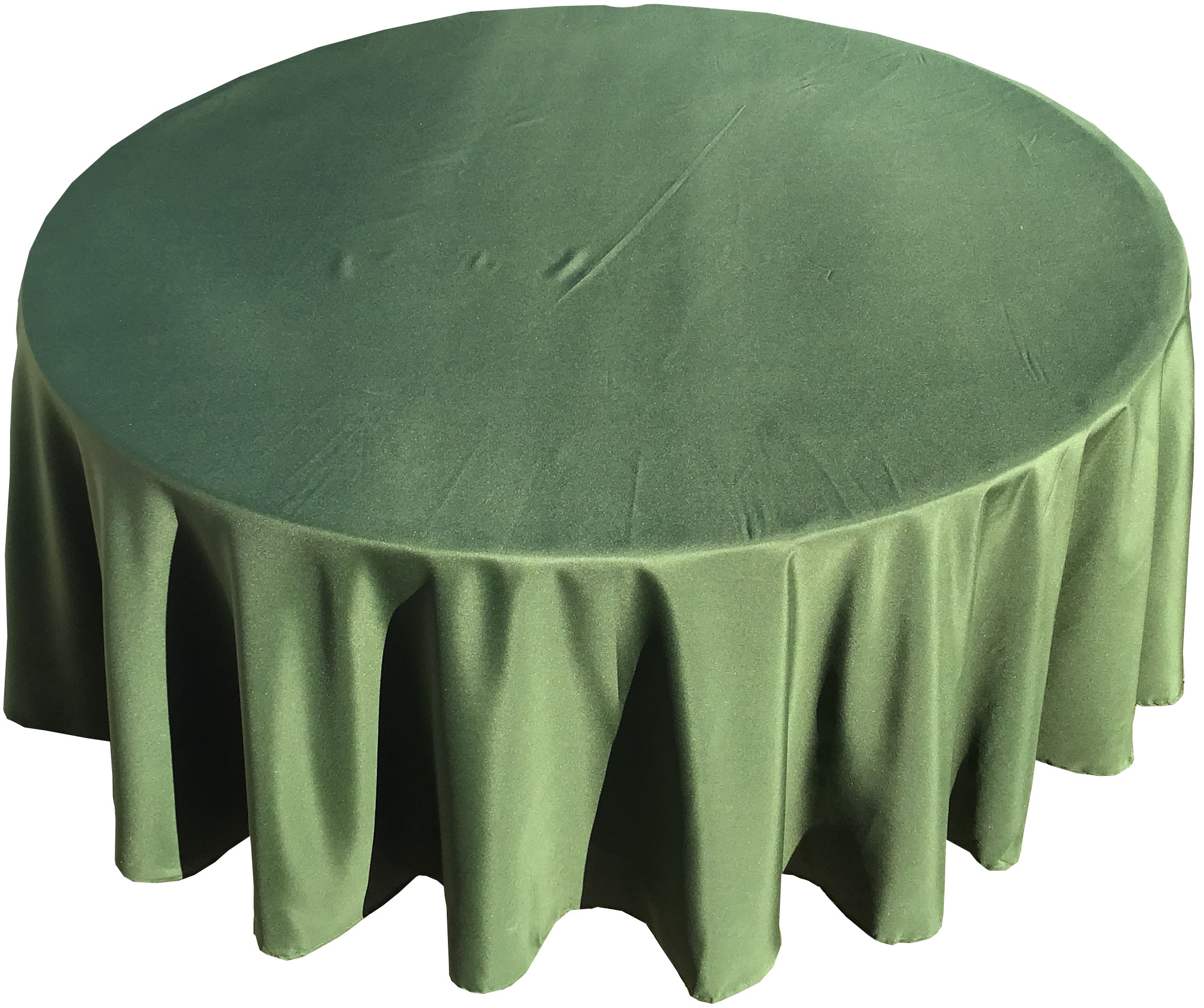 round tablecloths (olive green) - 108
