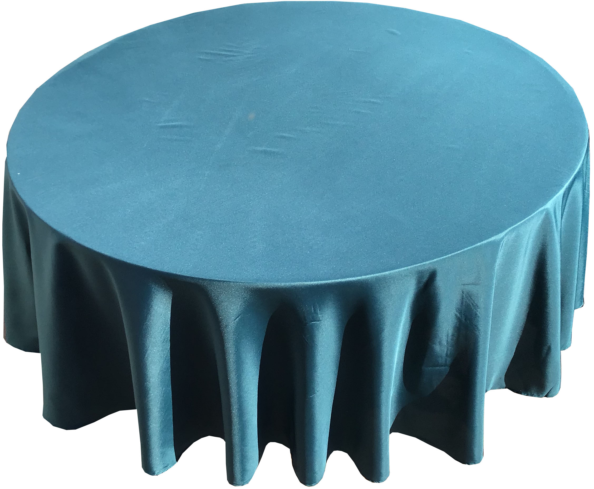 round tablecloths (peacock teal) - 108