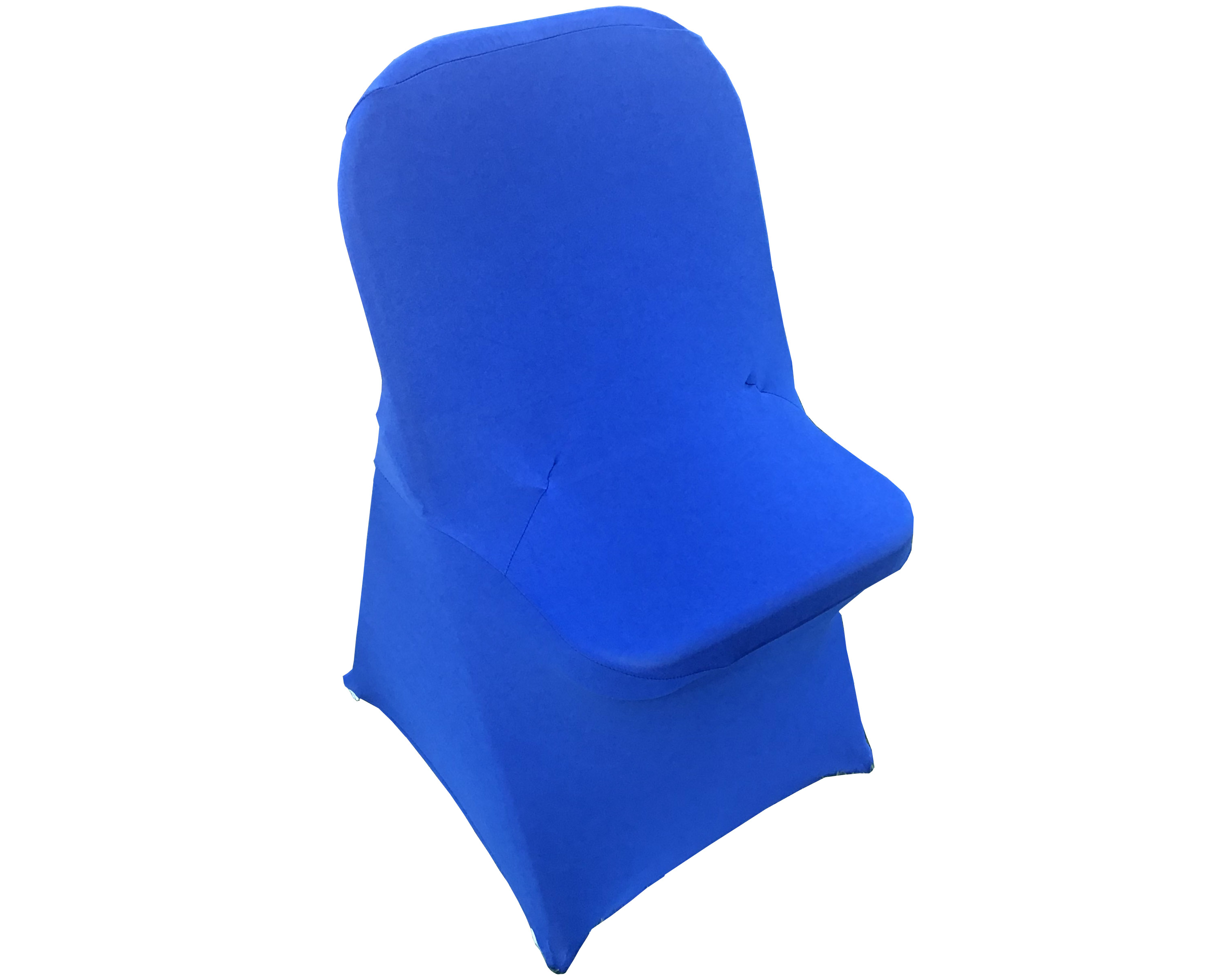 spandex stretch-fitted slip-on chair covers (royal blue)