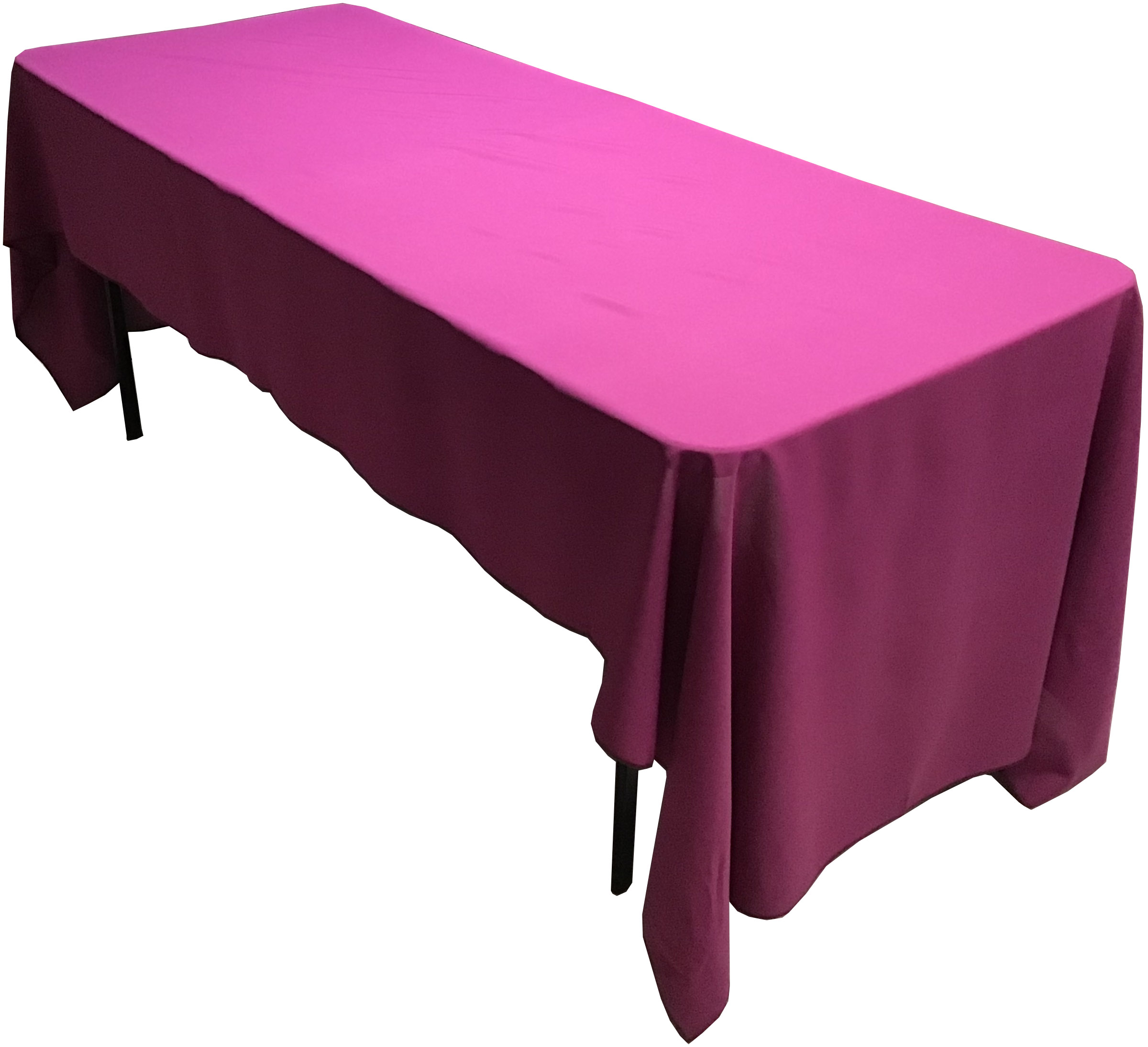 rectangle tablecloths (magenta) - 60 x 120