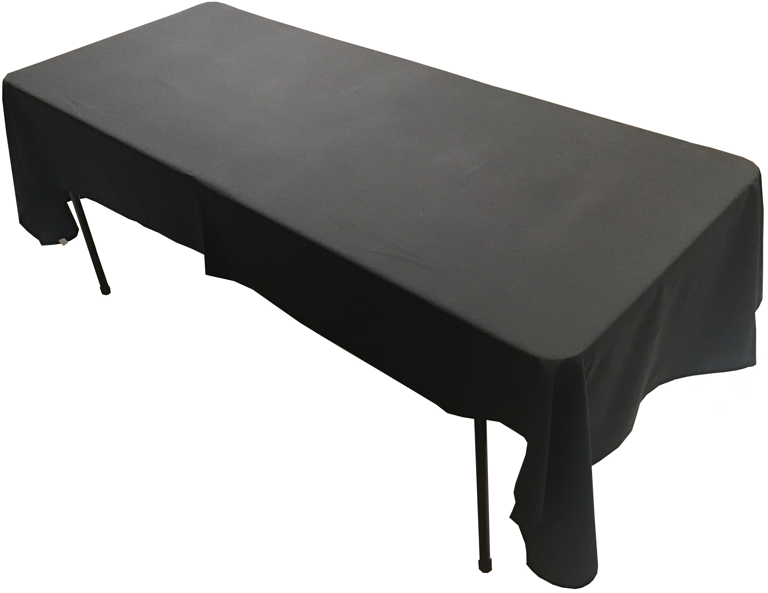 rectangle tablecloths (black) - 52 x 114