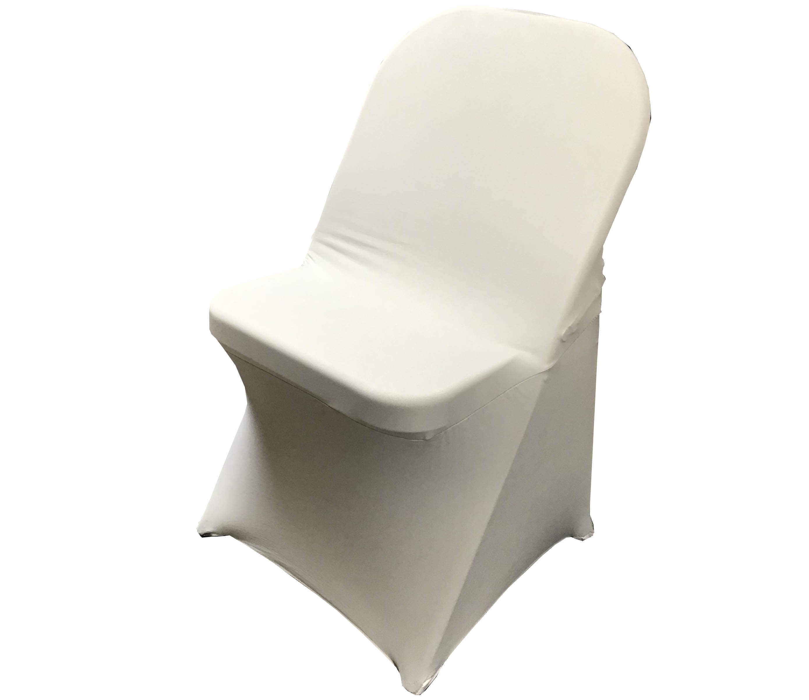 spandex stretch-fitted slip-on chair covers (silver)