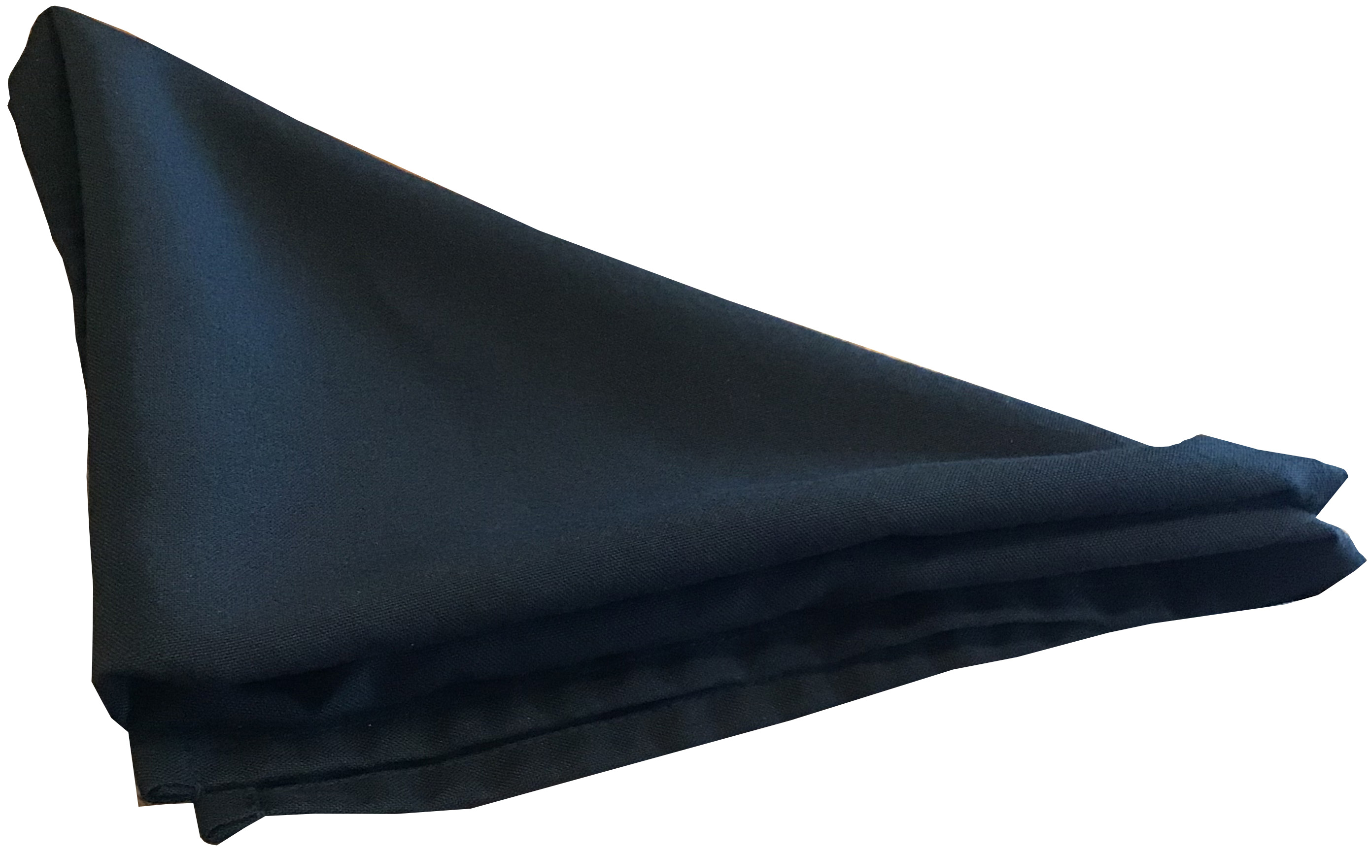 cloth dinner napkins (black) - 20 x 20