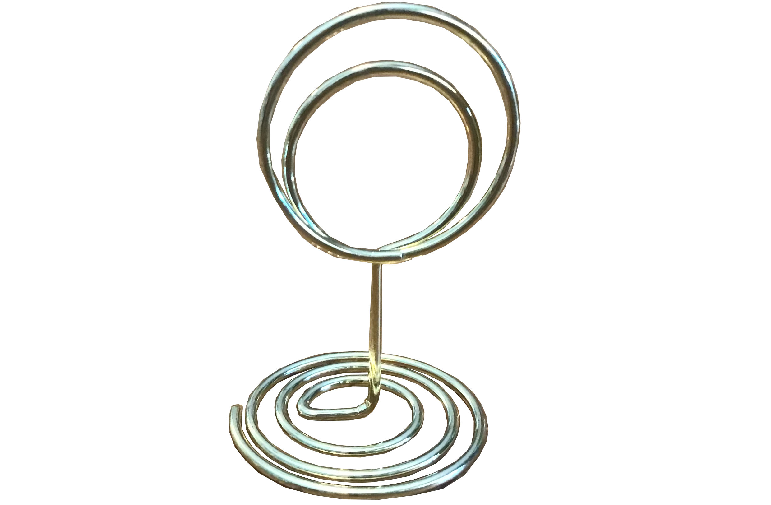 table top card/sign holders (gold metal)