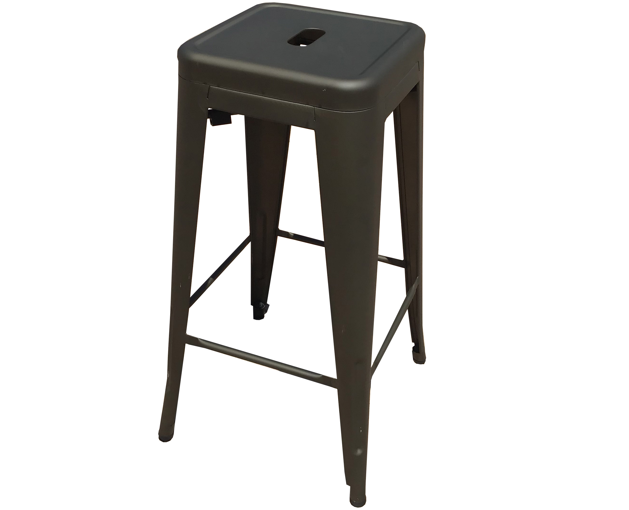 bar stools (black, metal) - 30 high