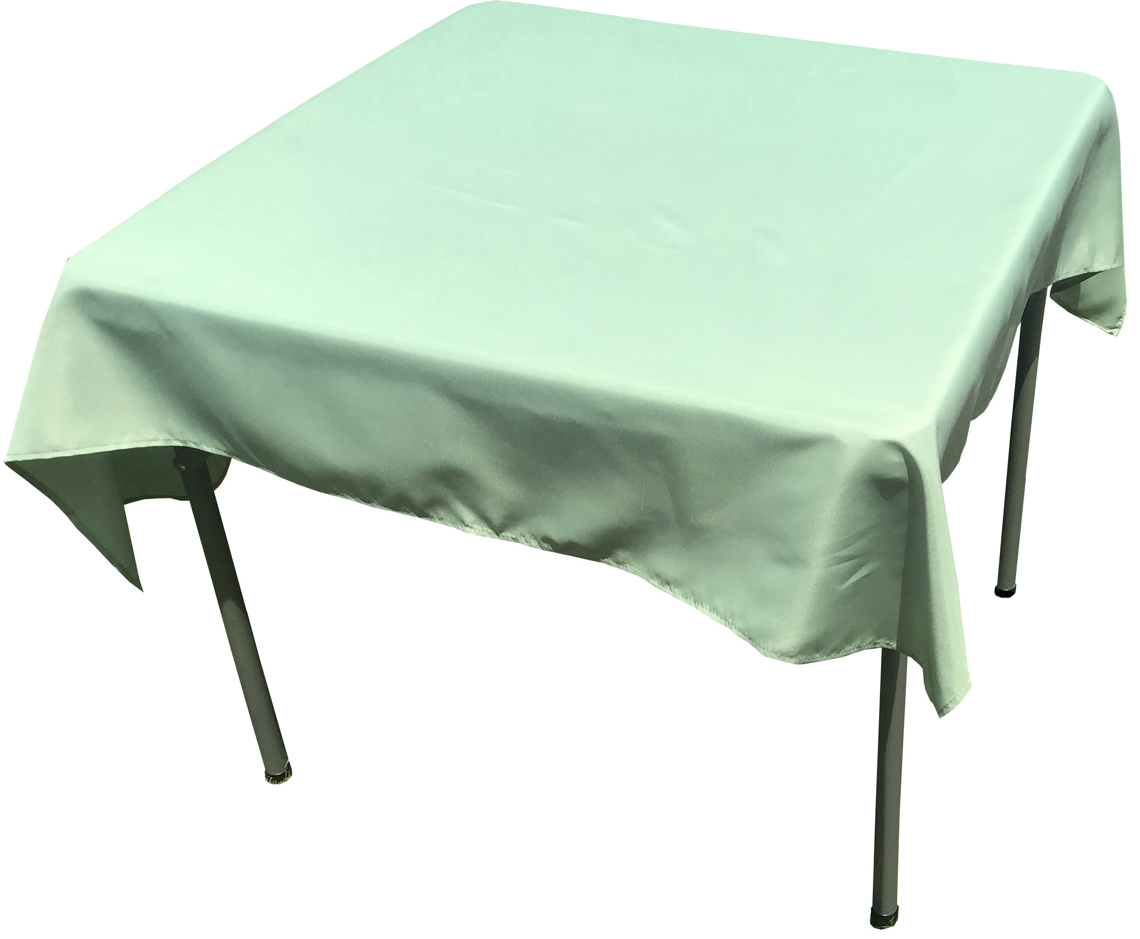 square tablecloths (sage green) - 54