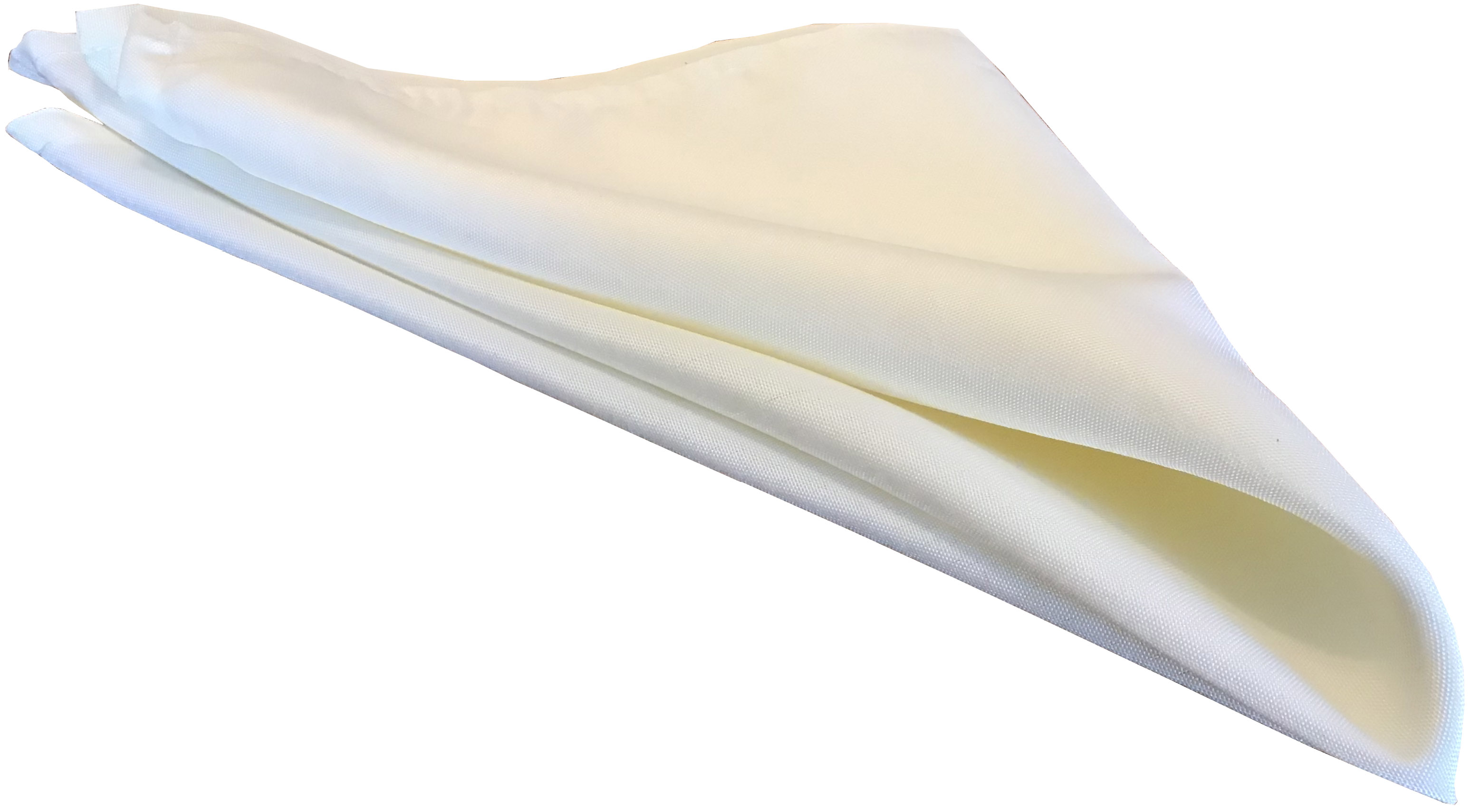 cloth dinner napkins (ivory) - 17 x 17