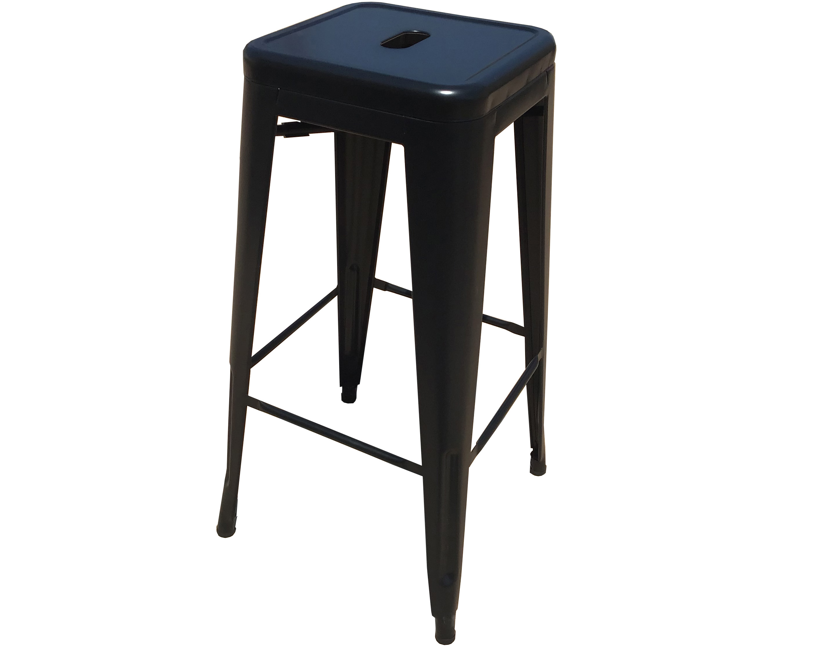 bar stools (steel, black) - 30 high