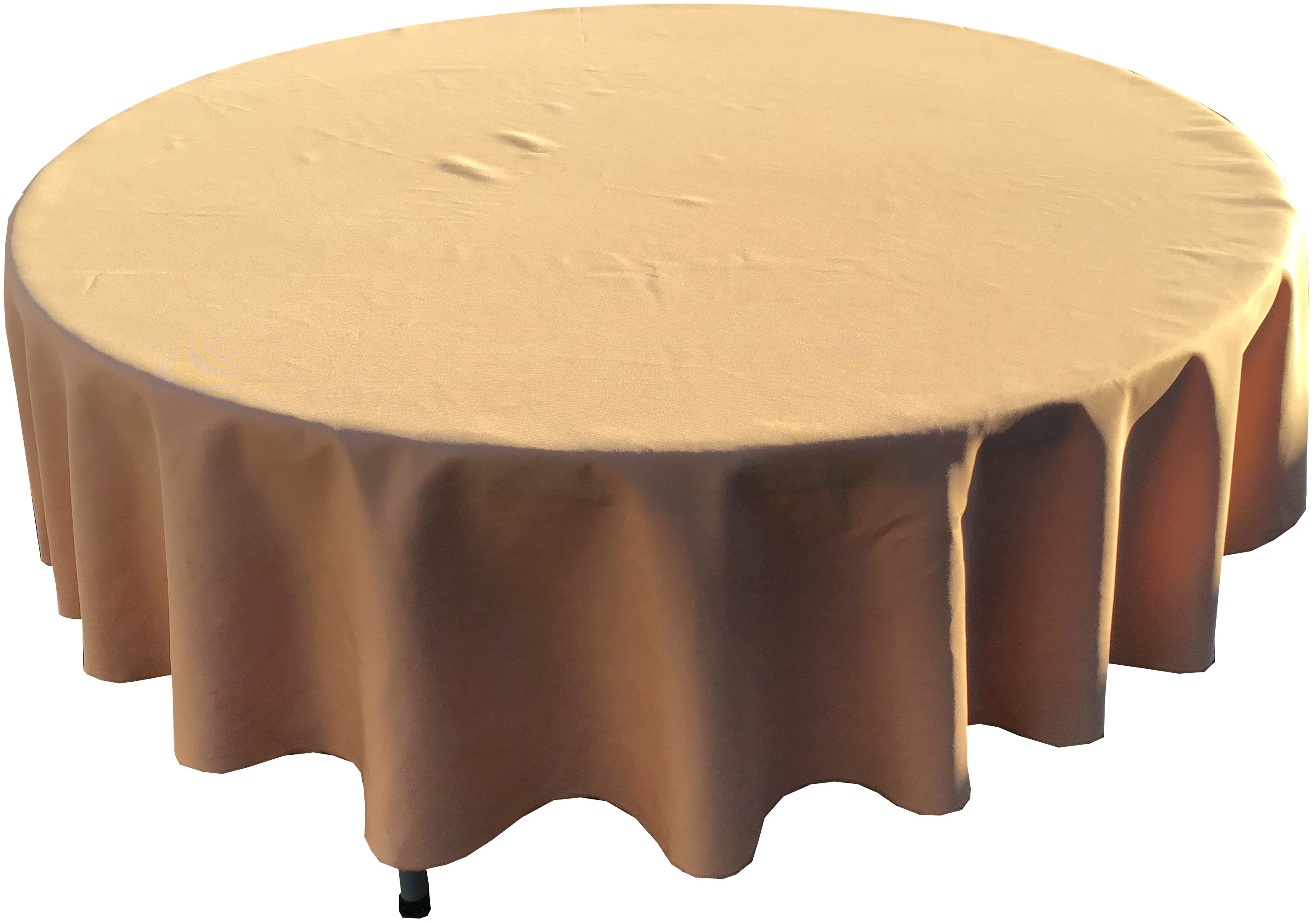 round tablecloths (peach) - 90