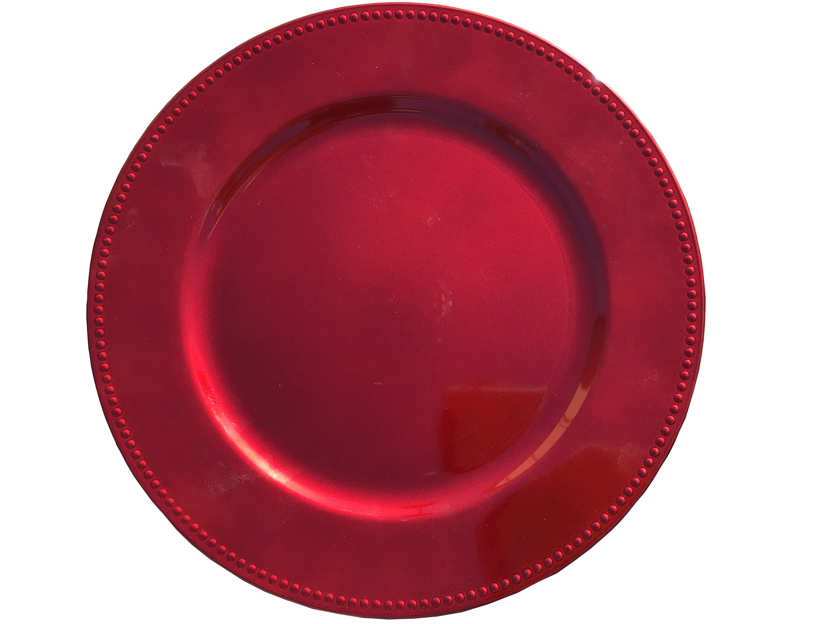 charger plates (red) - 13