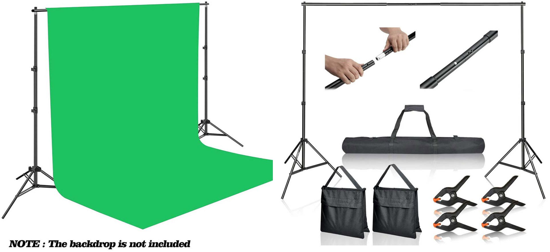 adjustable backdrop stand