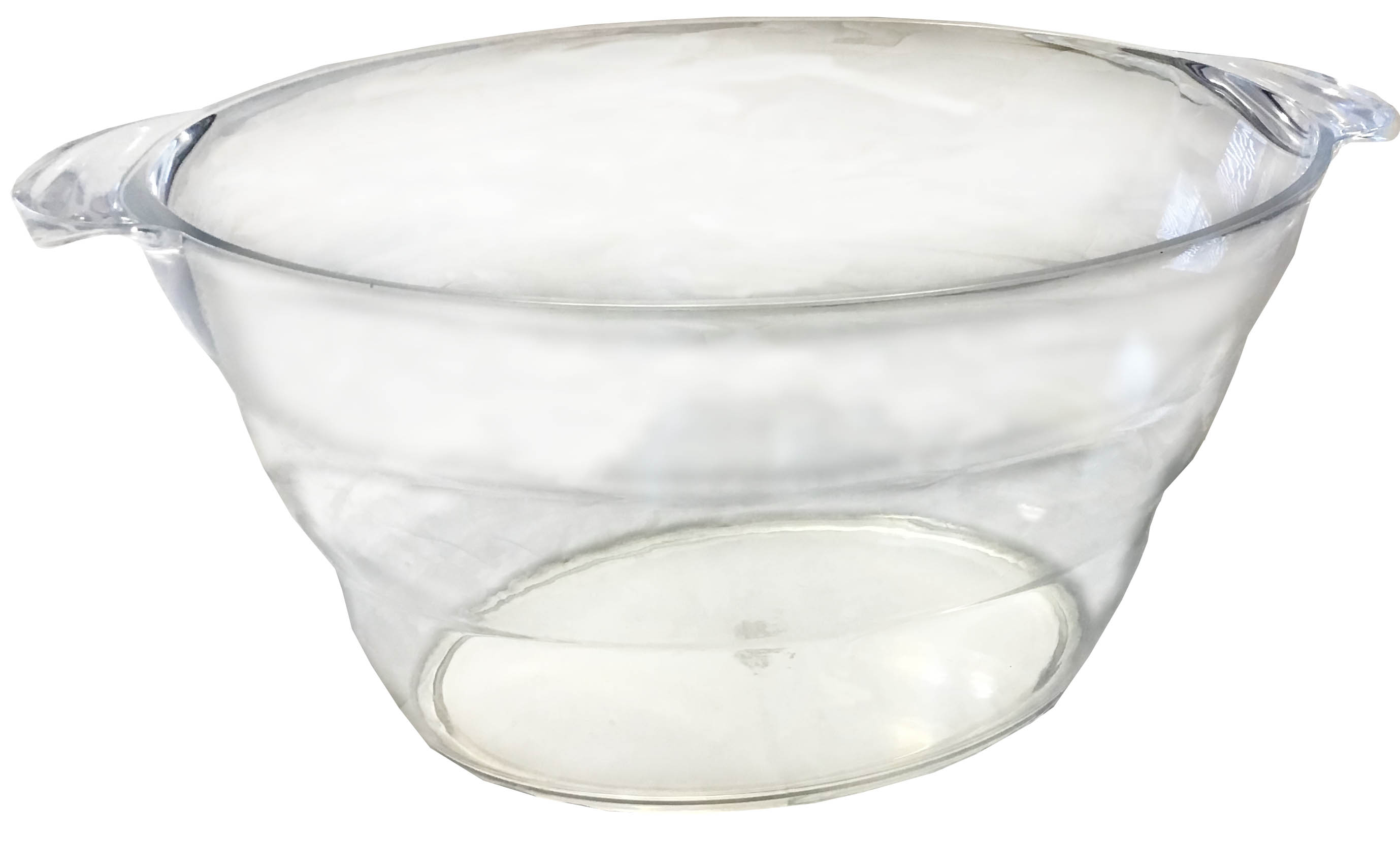 oval party tub / drink and ice bucket (transparent)