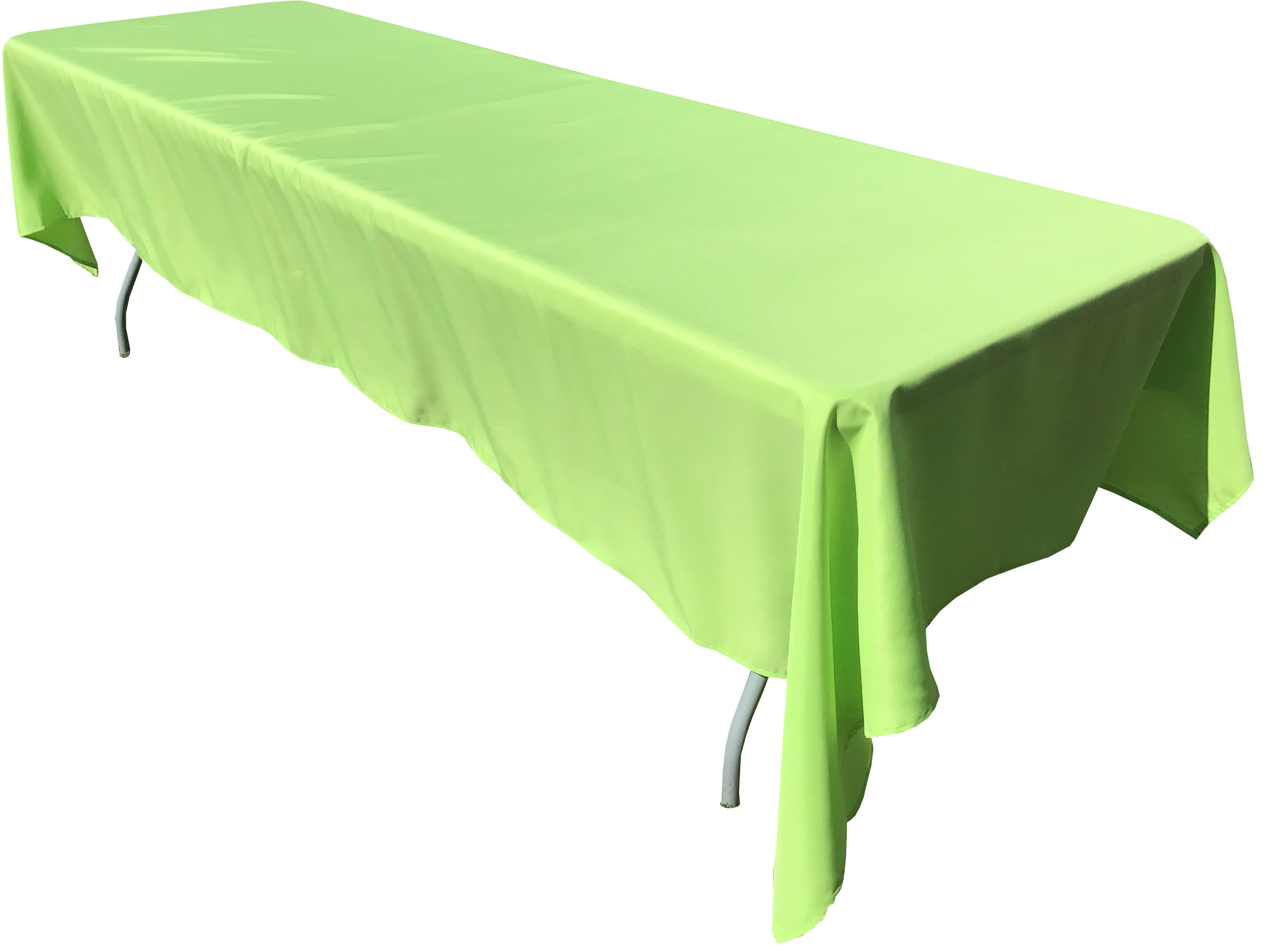 rectangle tablecloths (lime green) - 60 x 126