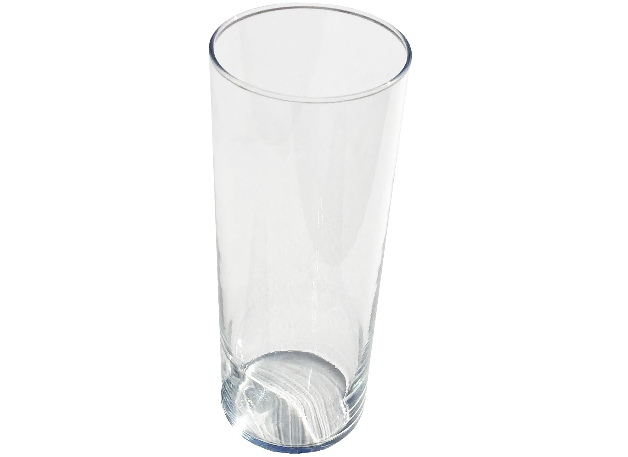 cylindical glass vase - 9 x 3.25