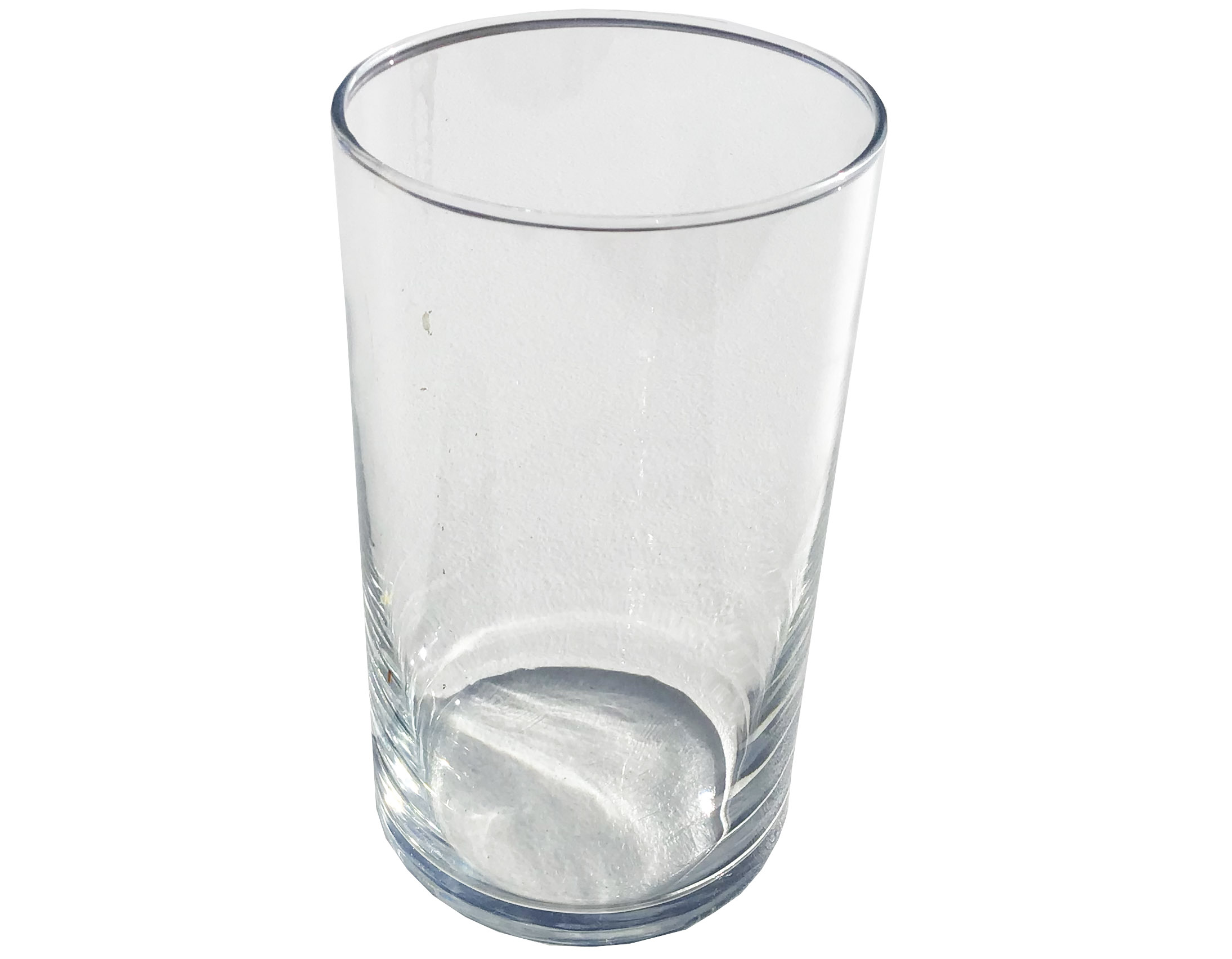 cylindical glass vase - 6 x 3.25