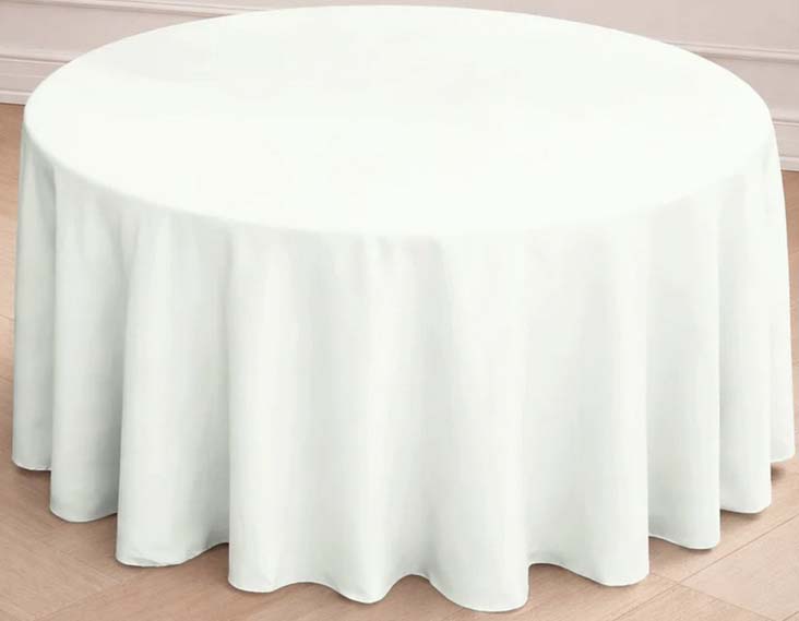 round tablecloths (ivory) - 120