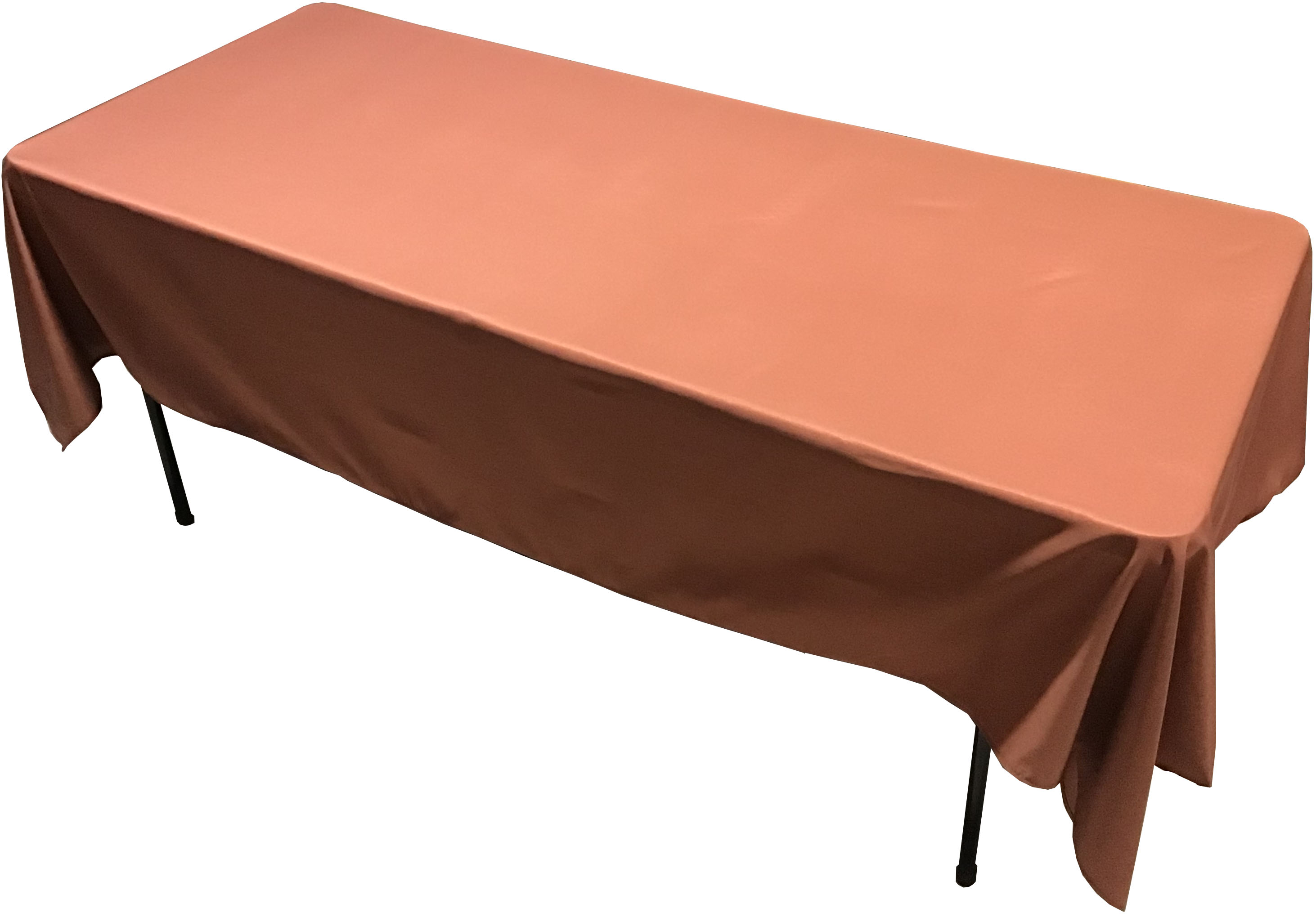 rectangle tablecloths (terracotta/rust) - 60 x 102