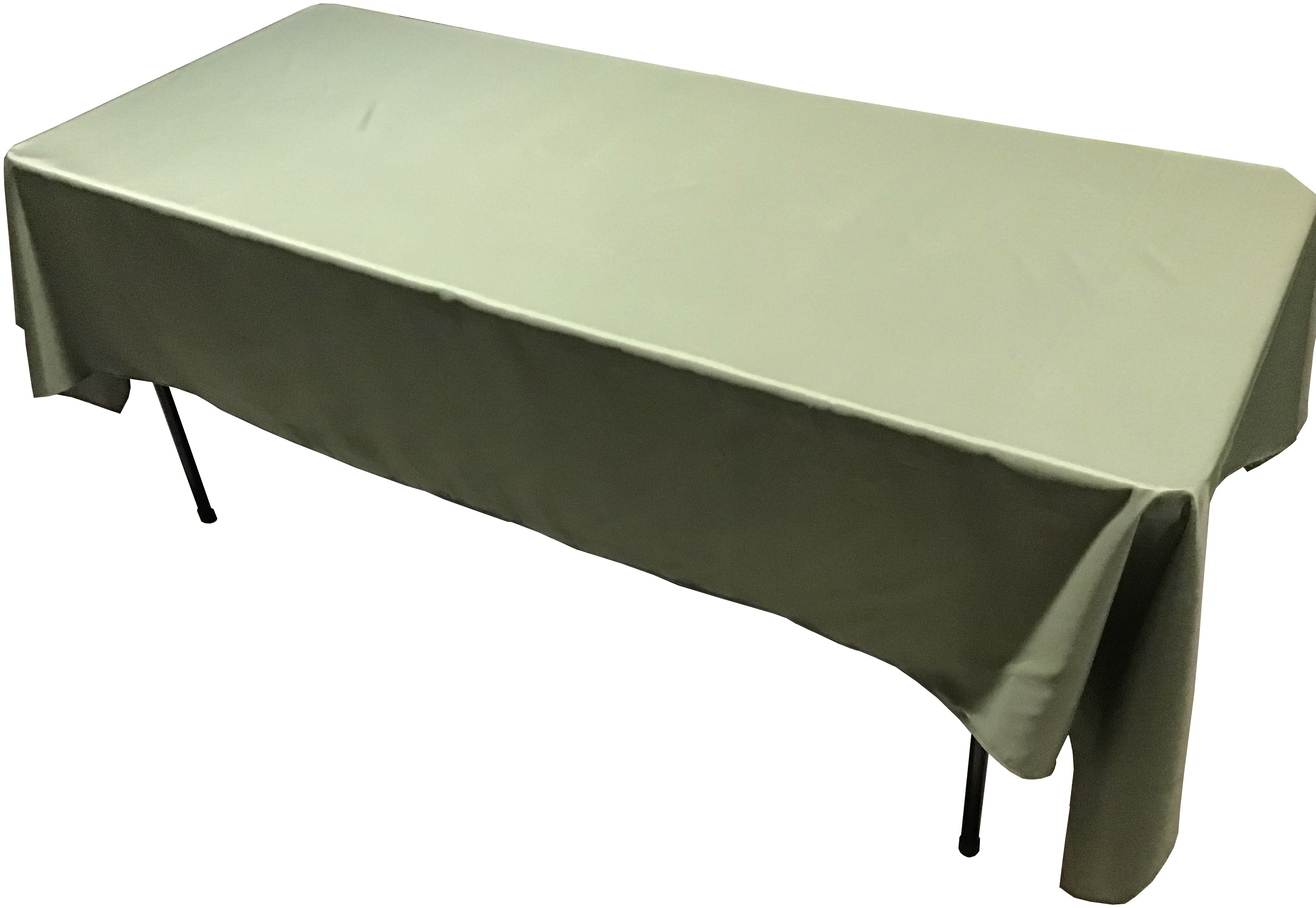 rectangle tablecloths (dusty sage green / eucalyptus sage green) - 60 x 102