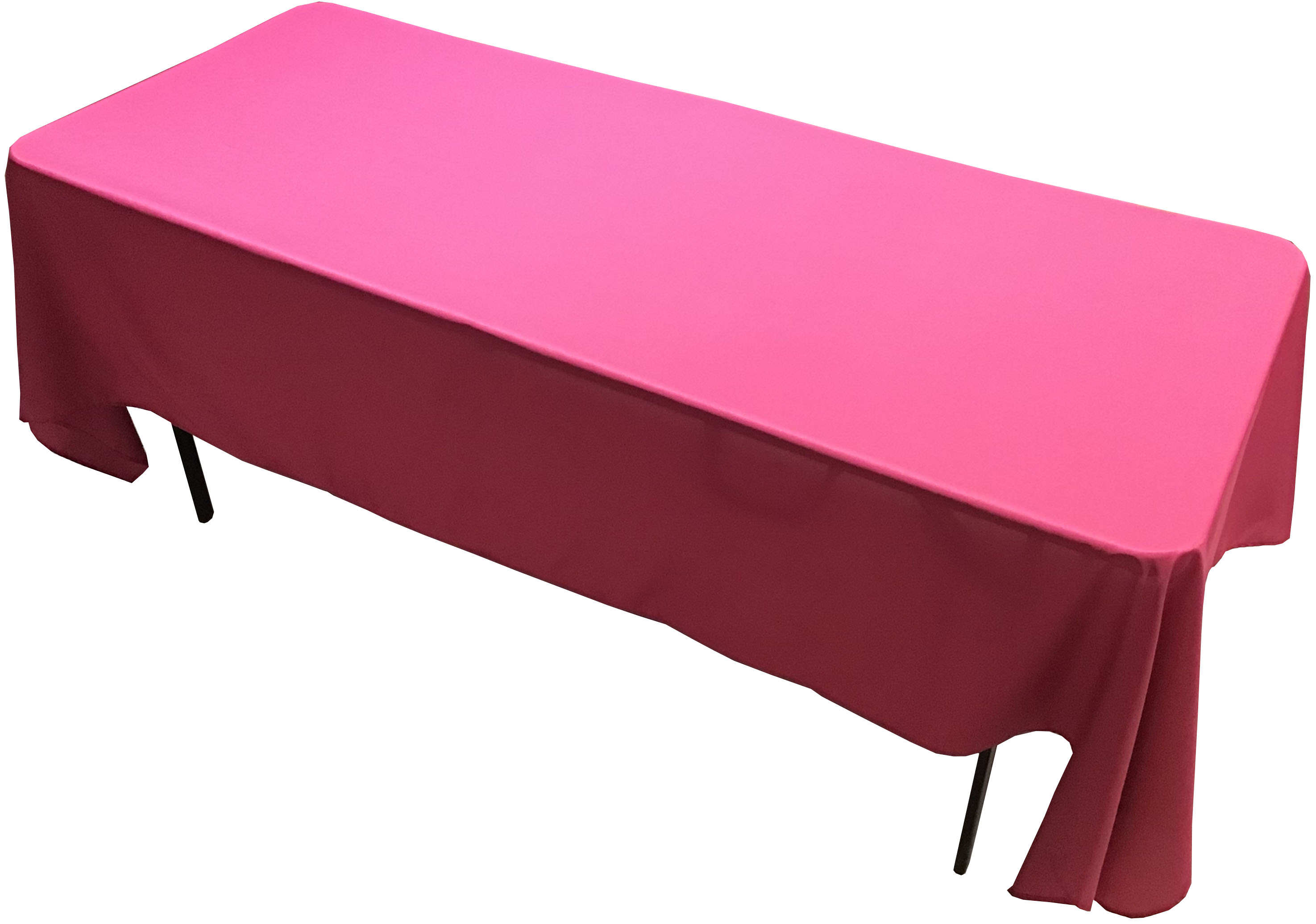 rectangle tablecloths (fuchsia) - 60 x 102