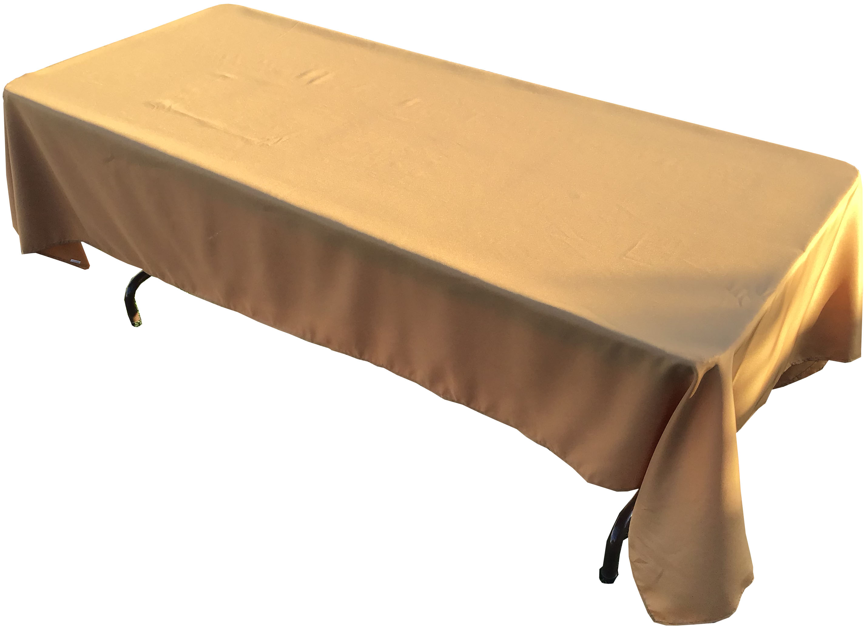 rectangle tablecloths (gold) - 60 x 102